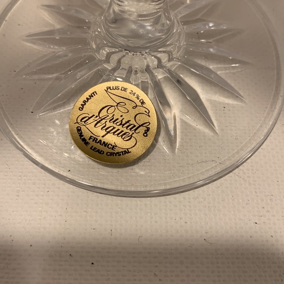 Crystal candle holders, set of 2 - Picture 2 of 6